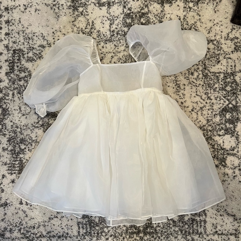 The Ivory Puff Dress - Selkie - small